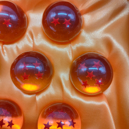 3.5cm 1:1 Resin Ball 7 Pieces / Set Action Figure Toys Summon Shenron Wishing Collection Anime Model Gift