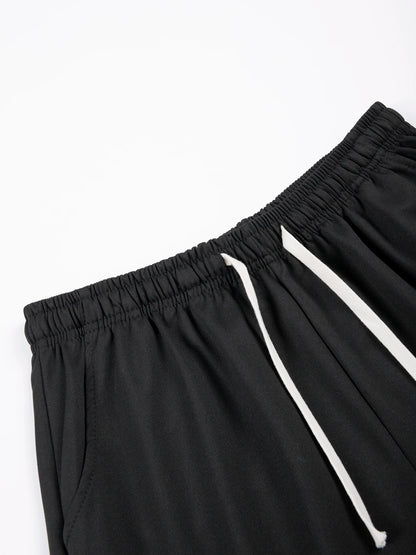 Summer New Drawstring Shorts Men Casual Jogger Sweathshorts Casual Classic Workout Gym Running Sports Board Shorts