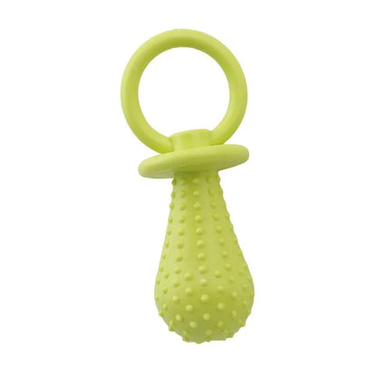Pet Rubber Pacifier Dog Toy Interactive Rubber Soother Pet Dog Cat Puppy Elasticity Teeth Dog Chew Toys Tooth Cleaning Toy