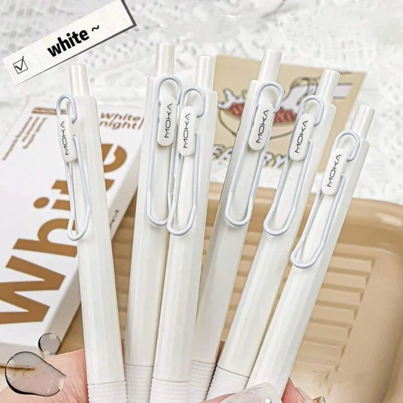 Creative Press Neutral Pen Signature Pen Black Pen Student Supplies Quick Drying Pen Stationery
