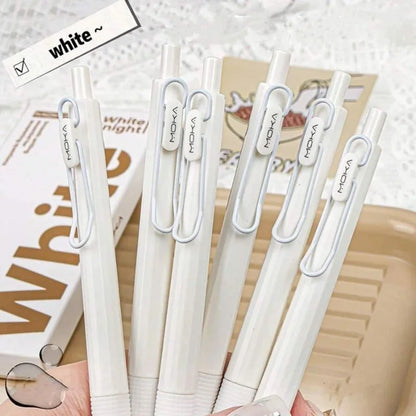 Creative Press Neutral Pen Signature Pen Black Pen Student Supplies Quick Drying Pen Stationery