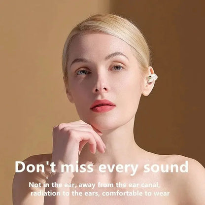 Bluetooth Earphone Clip On Monaural Inear Motion Stereo Bone Conduction Gd28 Business Wireless Earphone Mini Monaural Tws Waterp