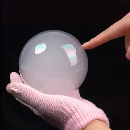 Elastic Smoke Bubble Machine USB Rechargeable Portable Bubble Maker Elastic Bubble Fog Wand for Kids  Electric Bubble Blower