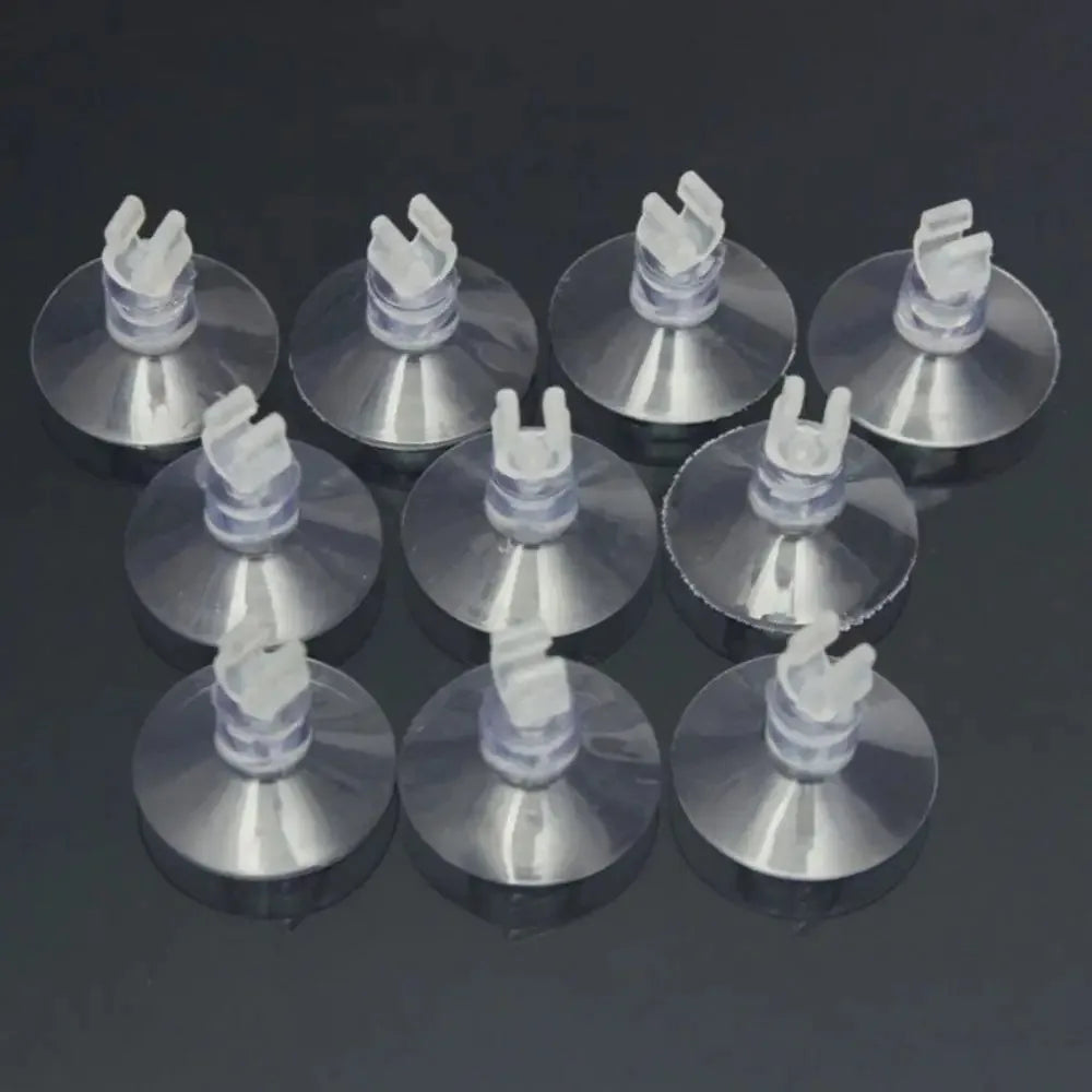 5pcs/10pcs Rubber Aquarium Fish Tank Suction Cup Holders for Air Hose Tube Oxygen Pump Adjustable Strong Sucker Durable PVC Glas