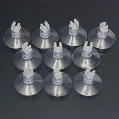 5pcs/10pcs Rubber Aquarium Fish Tank Suction Cup Holders for Air Hose Tube Oxygen Pump Adjustable Strong Sucker Durable PVC Glas