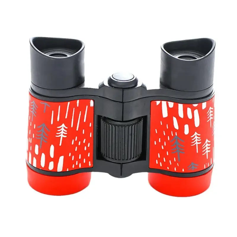 Outdoor Camping Kids Binocular Telescope Children Educational Learning Telescope Bird Watching Folding Optics Telescope 4X30mm