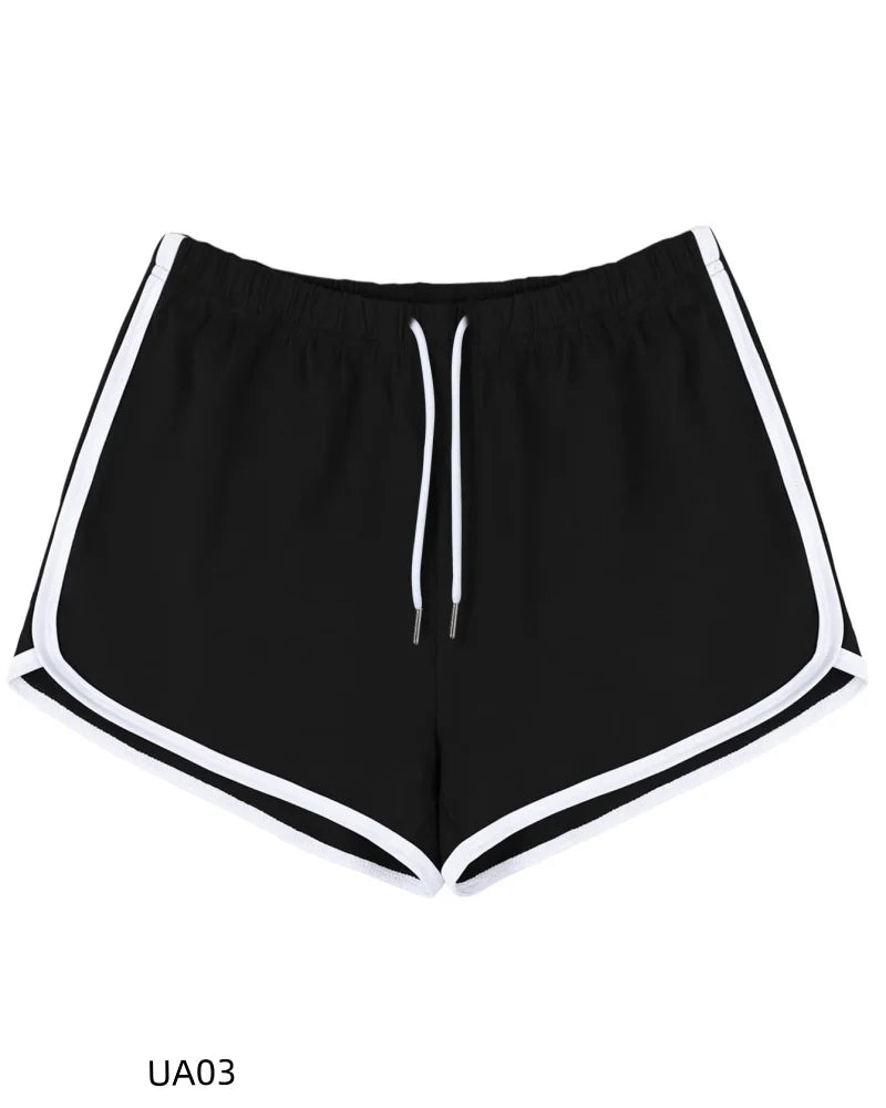 Summer Women's Casual Solid Cotton shorts Yoga Gym Workout Fitness Pants Loose Student Comprehensive Training Short