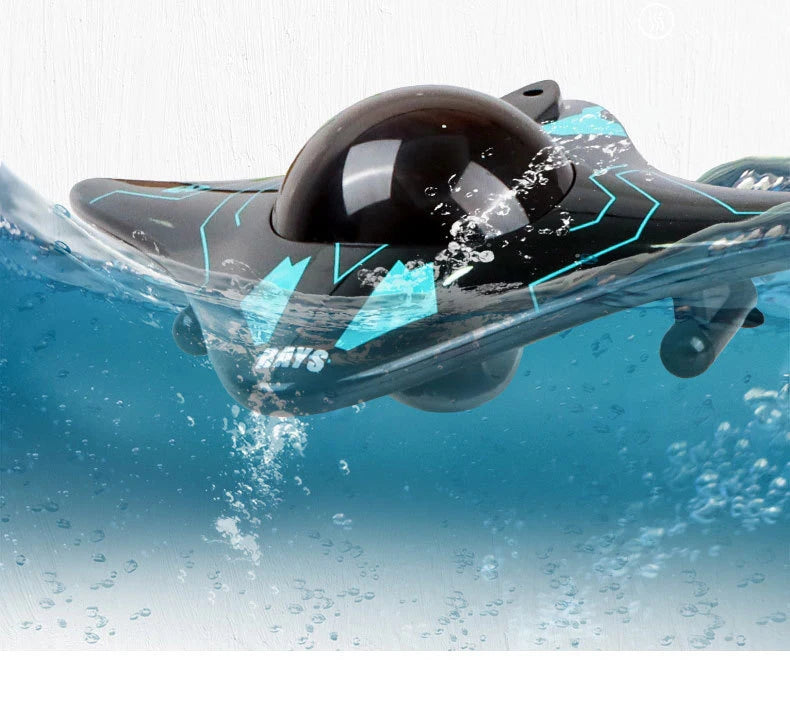 6CH RC Boat with Submersible Underwater Camera Remote Control Wifi FPV Remote Control Boats Radio Control Toy for Boys Kid Gifts