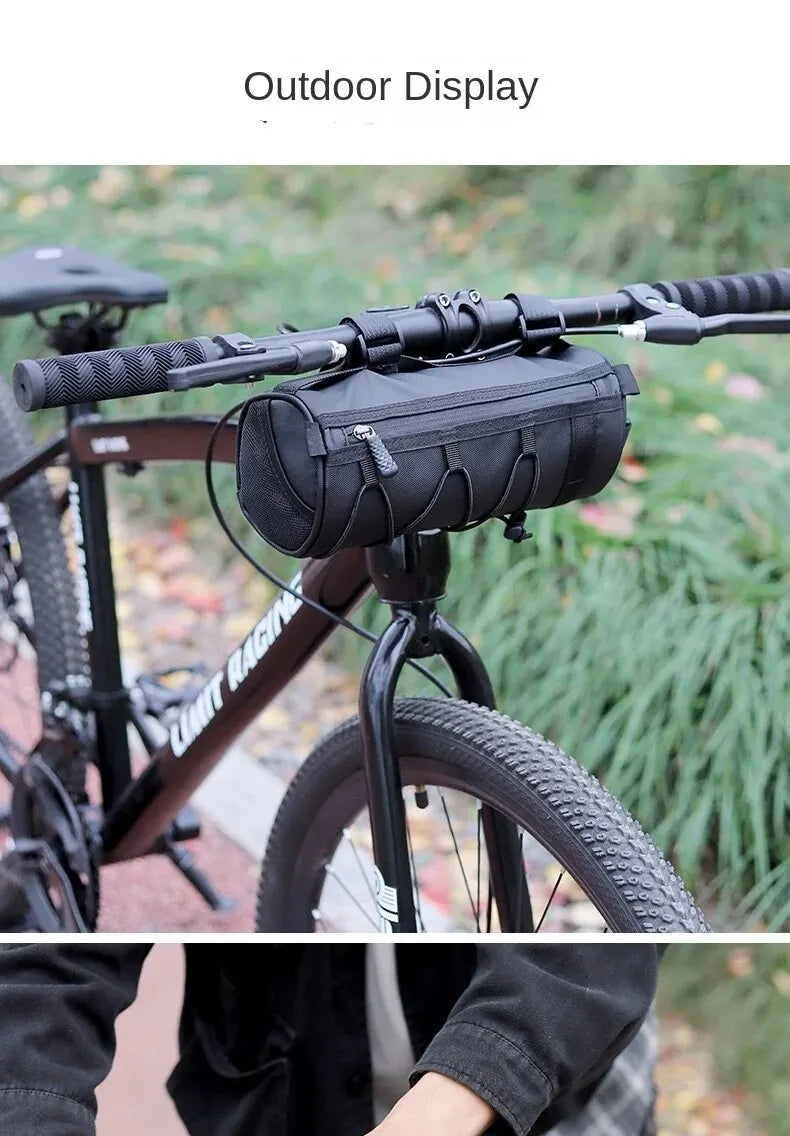 OFFBONDAGE Bike Front Bag Bicycle Bag Storage Outside Multifunction Riding Bag Mountain Bike Front Bag Bicycle Accessories