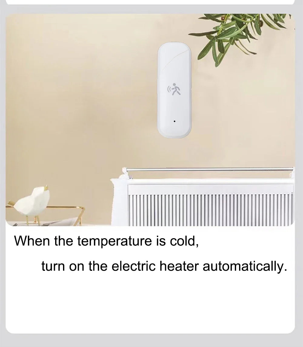 Zigbee 10G MmWave Radar Motion Sensor Human Detector with Illuminance Temperature Humidity Sensor Support Tuya Zigbee2MQTT