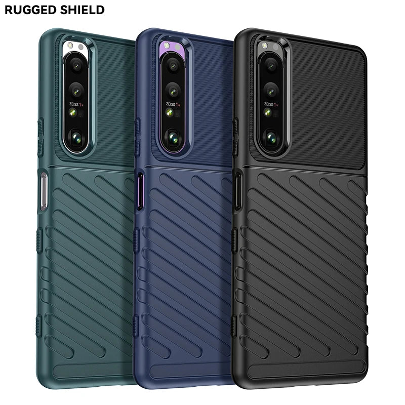 Luxury Shockproof Silicone Phone Case for Sony Xperia 1 III - Soft TPU Protective Cover