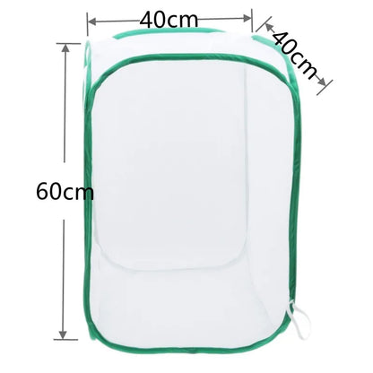 Collapsible Insect Cage Mesh Habitat Bird Butterfly Mantis Stick Grid Breeding Cricket Net Cloth Farm Cocoon Silkworm Hatch Cage