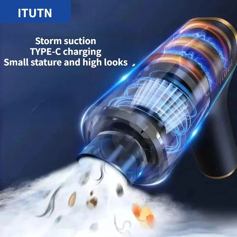 2026 New 4-in-1 Cordless Car Vacuum Cleaner 18000PA Strong Suction & Air Blower Handheld Wireless for Car Home Pet Hair Dust