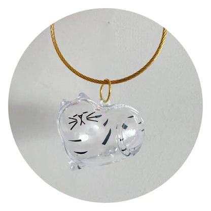 Transparent Dog Hair Storage Container Adorable Pet Keepsake Capsule Pendant With Key Ring for Pet Lovers DIY Memorial Keychain