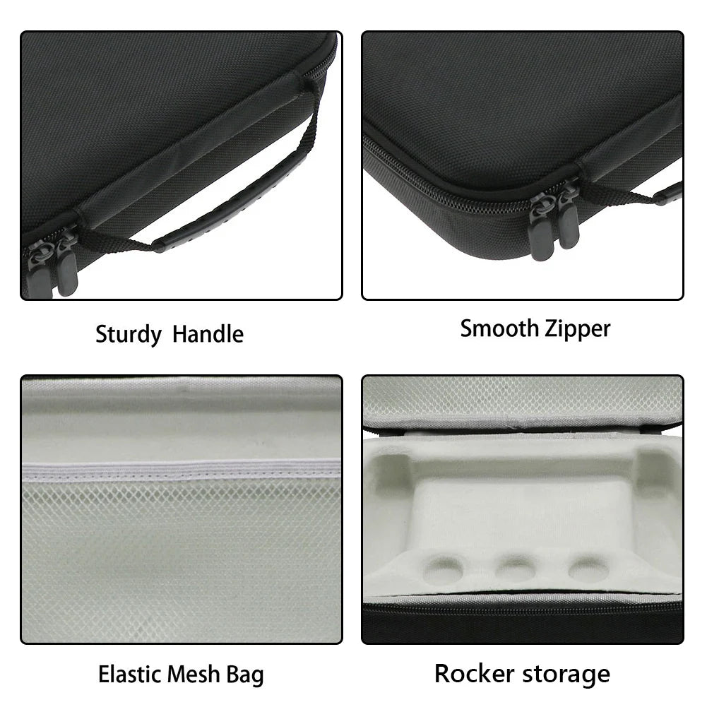 For Gamesir G8/G8 Plus Game Controller Storage Bag EVA Hard Carrying Case with Mesh Pocket Anti-Scratch Travel Protective Case