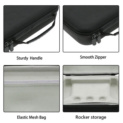 For Gamesir G8/G8 Plus Game Controller Storage Bag EVA Hard Carrying Case with Mesh Pocket Anti-Scratch Travel Protective Case