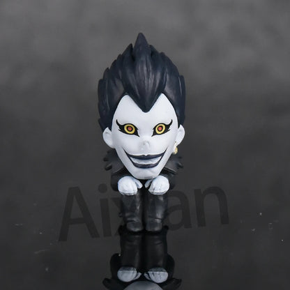 Aixlan 5pcs Set DEATH NOTE Figure Cute Edition Yagami Light 4cm Ryuk/L·Lawliet PVC Action Figure Amine Collectible Figurine