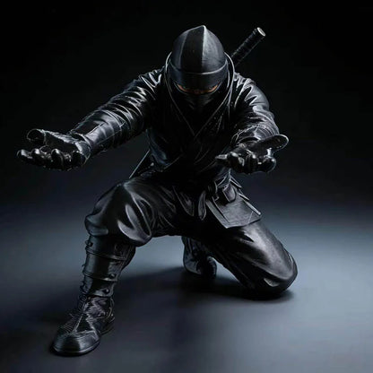 Desktop Art 3D Printed Ninja Pen Holder Unique Figurine Stationery Organizer Pencil Figurines Desk Decor Craft For Pen Storage