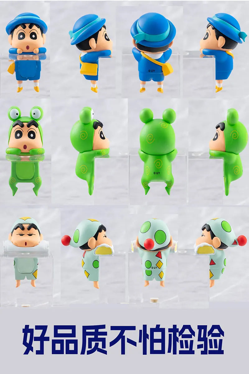 New Crayon Shin-Chan Blind Box Animation Figurine Hippers Mobile Phone Car Decoration Figurine Pendant Gift Anime Periphera Gift