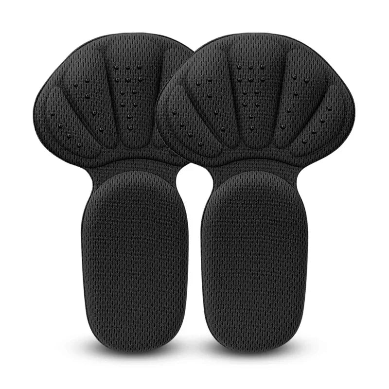 Heel Stickers Sneakers Heel Protection Pads Pain Relief Shoe Size Reducer Half Cushion Heel Inserts T-Shaped Shoe Foot Care Pad
