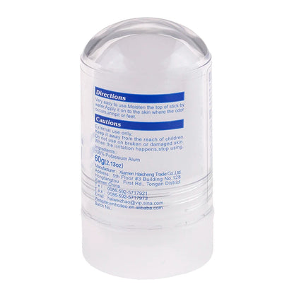 60g 100% Natural Deodorants Stick Alum Crystal Deodorant Stick Underarm Removal