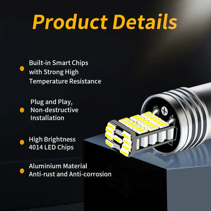 Super Bright 1156 BA15S 1157 BAY15D 4014 45Chipsets LED Signal Bulbs for Car Rear Tail Turn Signal Reverse Brake Running Lights