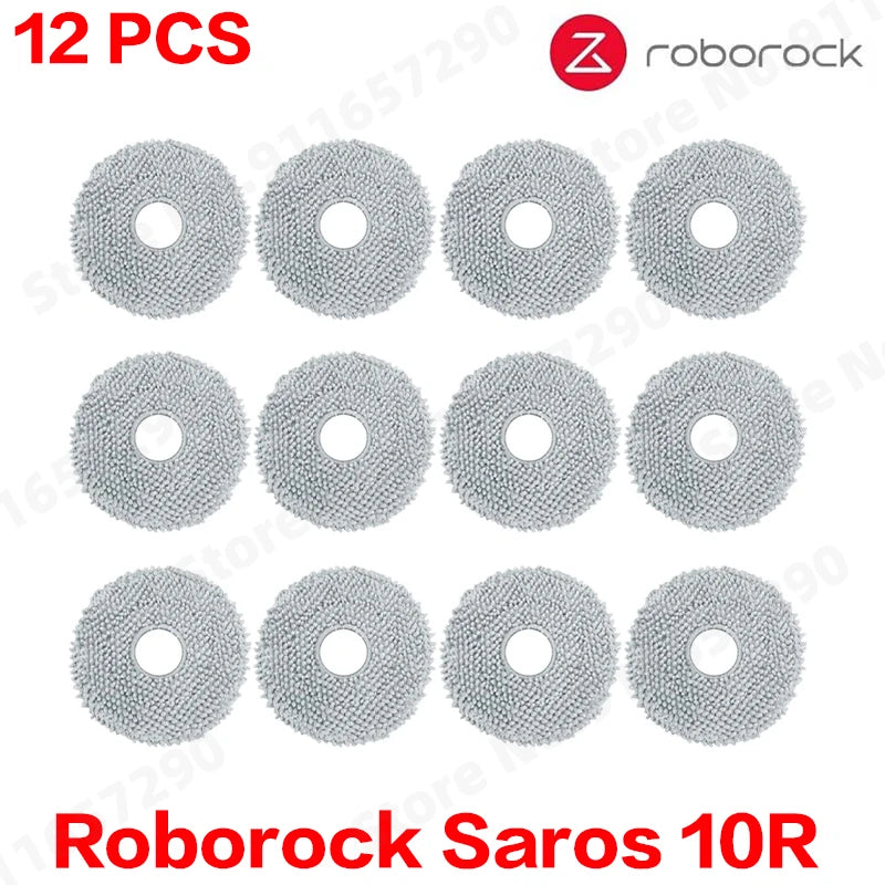 Roborock Saros 10R Spare Parts Main Side Brush Hepa Filter Mop Cloth Dust Bag Accessories Robot Vacuums Kit