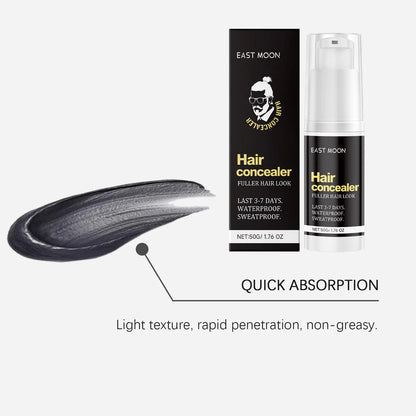 Men Hair Waterproof Concealer Hairline Shadow Root Cover up Repair Forehead Makeup Durable Hair Concealer Liquid Cream 50g