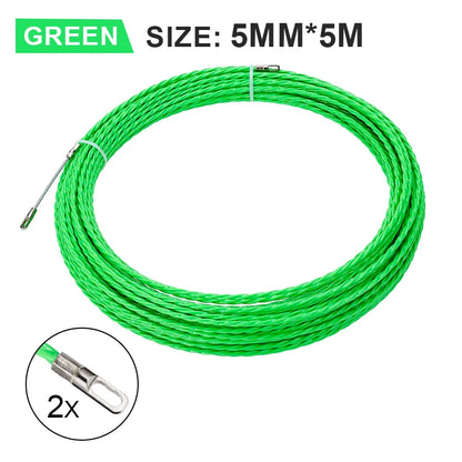 5MM 5-50M Cable Guide Tape Puller Extractor Glass Fiber For Telecommunications Electrical Wall Wire Conduit Tool Accessories