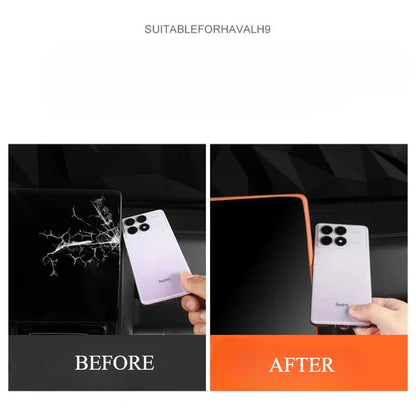 For HAVAL H9 2024 2025 Car Central Control Navigation Screen Display Protective Cover Silicone Frame Auto Accessories