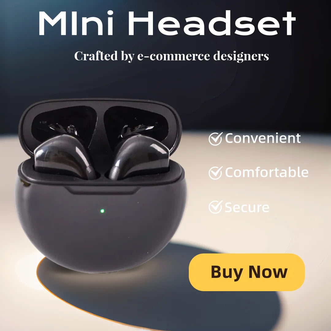 Mini Bluetooth Headset Wireless Portable Earpiece Handsfree Communication Earphones with Microphone for Mobile Phone Headphoens