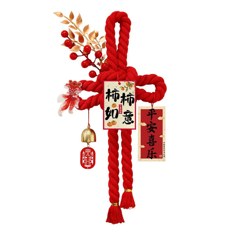 Chinese Knot Ornaments, Spring Festival Atmosphere Decorations 2026 Year Of The Horse New Year Decorations, Front Door Hangings