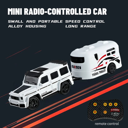 New RC Car MINI Alloy 1/64 Remote Control Car Convenient to Carry 60 Minutes of Work Time Children's Gifts Electronic Toys