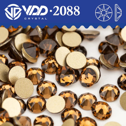 VDD SS16-SS30 High Quality AAAAA 2088 Rhinestones Crystal Flatback 8 Big 8 Small 16cut Stones For DIY Crafts Nail Art Decoration