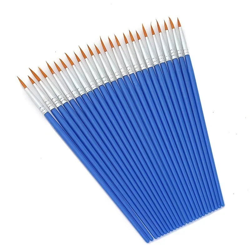 10/20/30pcs Painting Brushes For Painting Handcraft Arts And Craft For Artistic Multifunction Hook Line Painting Equipment