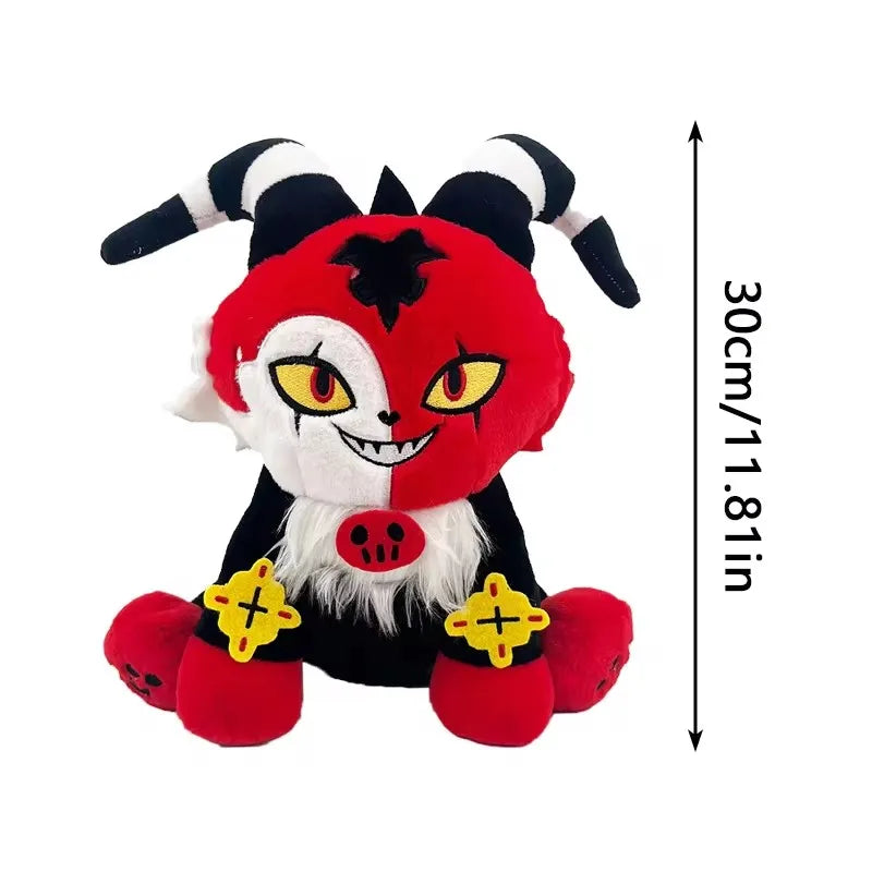 Hot Cat Plush Toy Funny Angel Dust Alastor TV Fans Collecting Gift Cute Cotton Stuffed Plush Doll Kids for Birthday Present