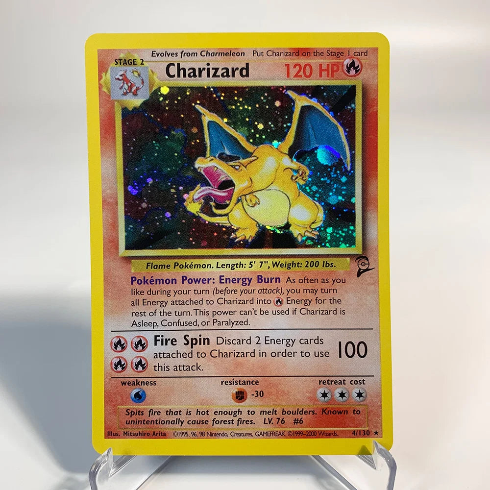 Charizard Pokemon Cards Shining Charizard Holographic Charizard Ex GX VMX Hobbies Rare Collection Battle Cards Toys Gifts