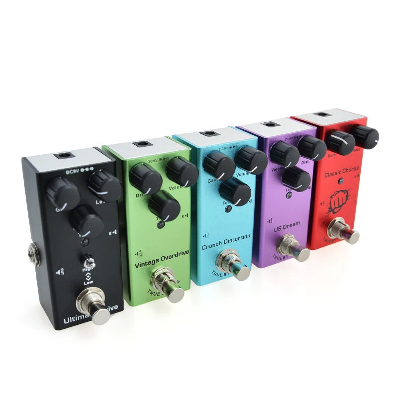 Electric Guitar Pedal Vintage Overdrive/US Dream/Classic Chorus/Vintage Phase/Tremolo/Analog Delay/Digital Delay/Ultimate Drive