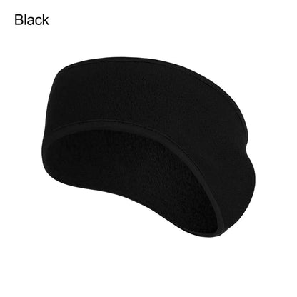 1Pc Fleece Ear Warmer Muff Unisex Winter Headband Outdoor Sports Ear Muffs Warm Headband with Hair Bands for Running Skiing
