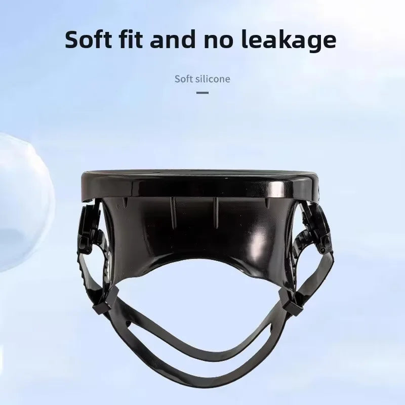 XIAOTREE   Fisherman's Goggles Tempered Glass Waterproof Snorkeling Goggles Adjustable Anti-Fog Diving Mask Freediving