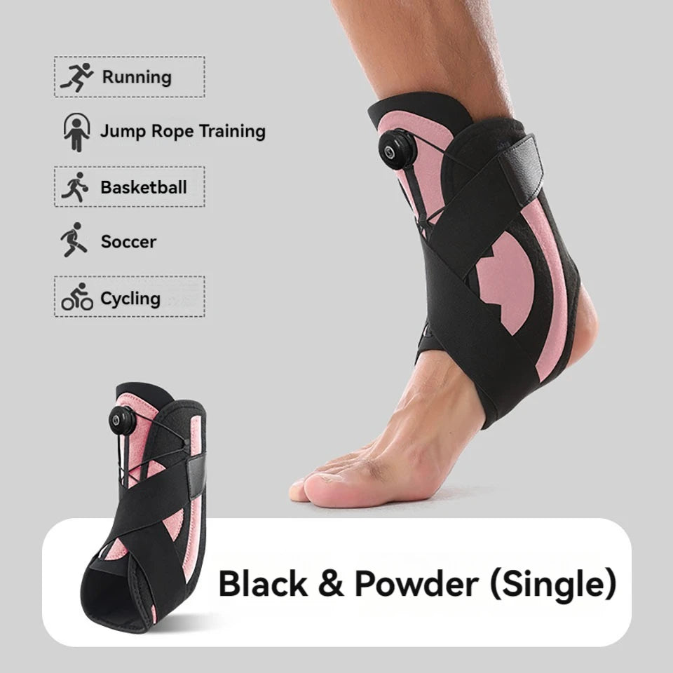 GOBYGO 1Pcs Sport Ankle Protectors Sprain Recovery Joint Protectors Pressurized Support Fixed Rehabilitation Men Women Unisex