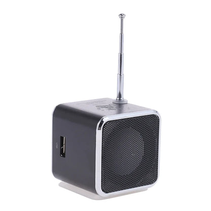 TD-V26 Portable Mini Bluetooth Speaker with Screen FM Radio MP3 Player Support TF Card for Laptop Phone