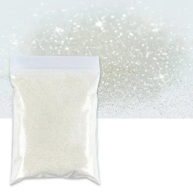 50g Extra Fine Glitter Holographic Laser Dazzling Nail Glitter Powder Art Crafts Resin Tumbler Decoration Shiny Flakes Sequins