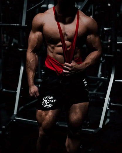 Sports Shorts Men Gym Workout Running Shorts Bodybuilding Joggers Summer Fitness Training Jogging Short Pants Male Beach pants