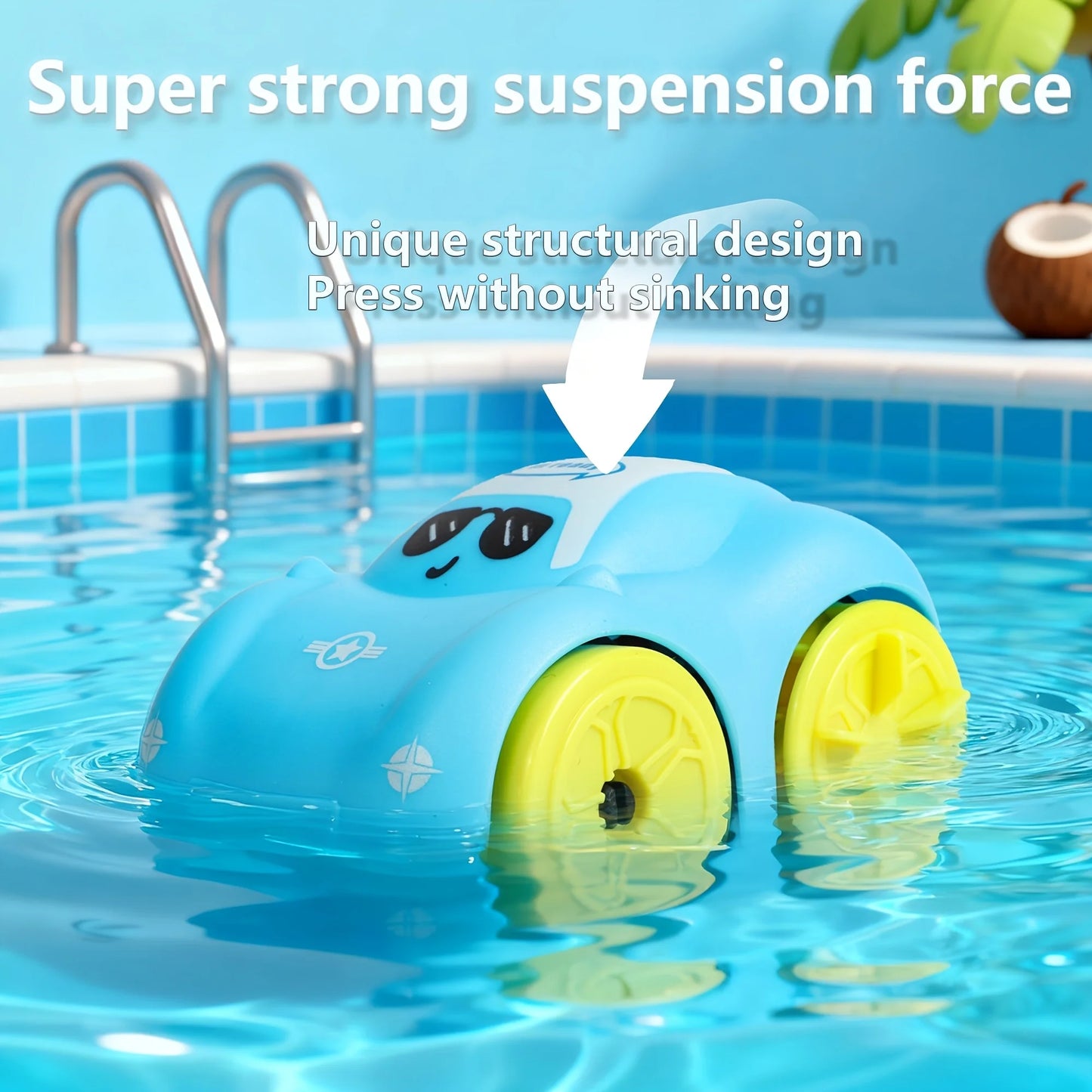 Summer Baby Bath Toy Car,Toddler Chain-Driven Land & Water Toy Car For Kids Toys Boys,Water Boy,Water Games,Outdoor Toys For Kid