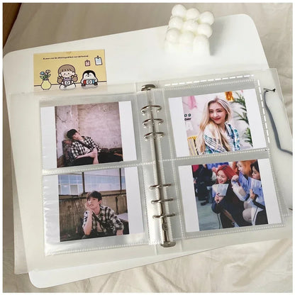 10pcs Transparent Photo Album Binder Sleeves Inlay Idol Card Collect Book Inner Page Multi-pockets Kpop Binder Photocard Binder
