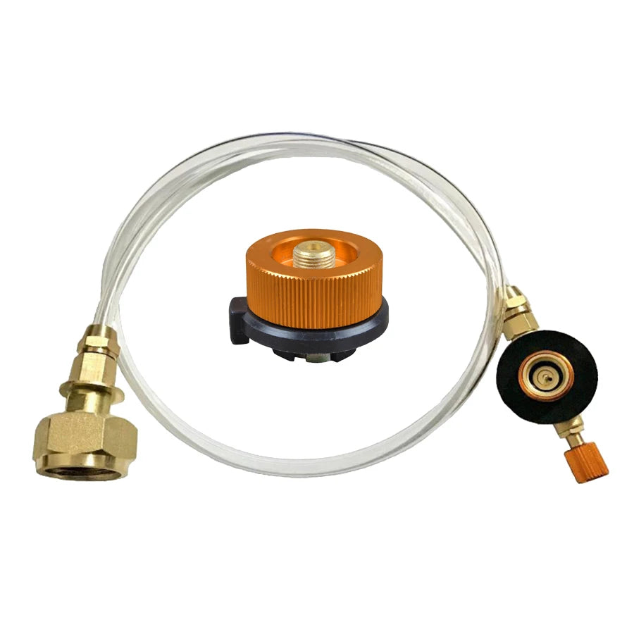 Europe Camping Gas Tank Refill Adapter Outdoor Cylinder Filling Adapter Gas Tank Furnace Connector Accessories
