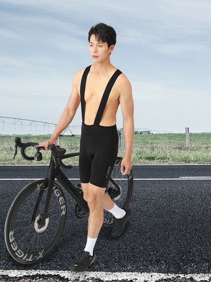 X-TIGER Men's Cycling Bib Shorts 120 Density Gel Cushion Mountain Road Bike Cycling Shorts Outdoor Casual Sports Bib Shorts