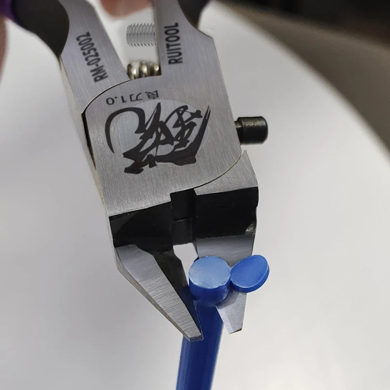 1pc Model Pliers CR-V Ultra-thin Single Blade Gundam Nipper Non-slip Grip Sprue Cutter for Plastic Model Cutting and Building