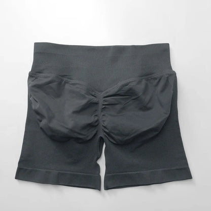 NCLAGEN Impact Shorts Women Low Rise Workout Gym Clothes Running Seamless Sports Leggings Scrunch Booty Hip Lifting Yoga Shorts